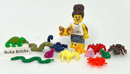 LEGO Yılan, Örümcek, Akrep Figürleri ve Diğer Küçük Yaratıklar